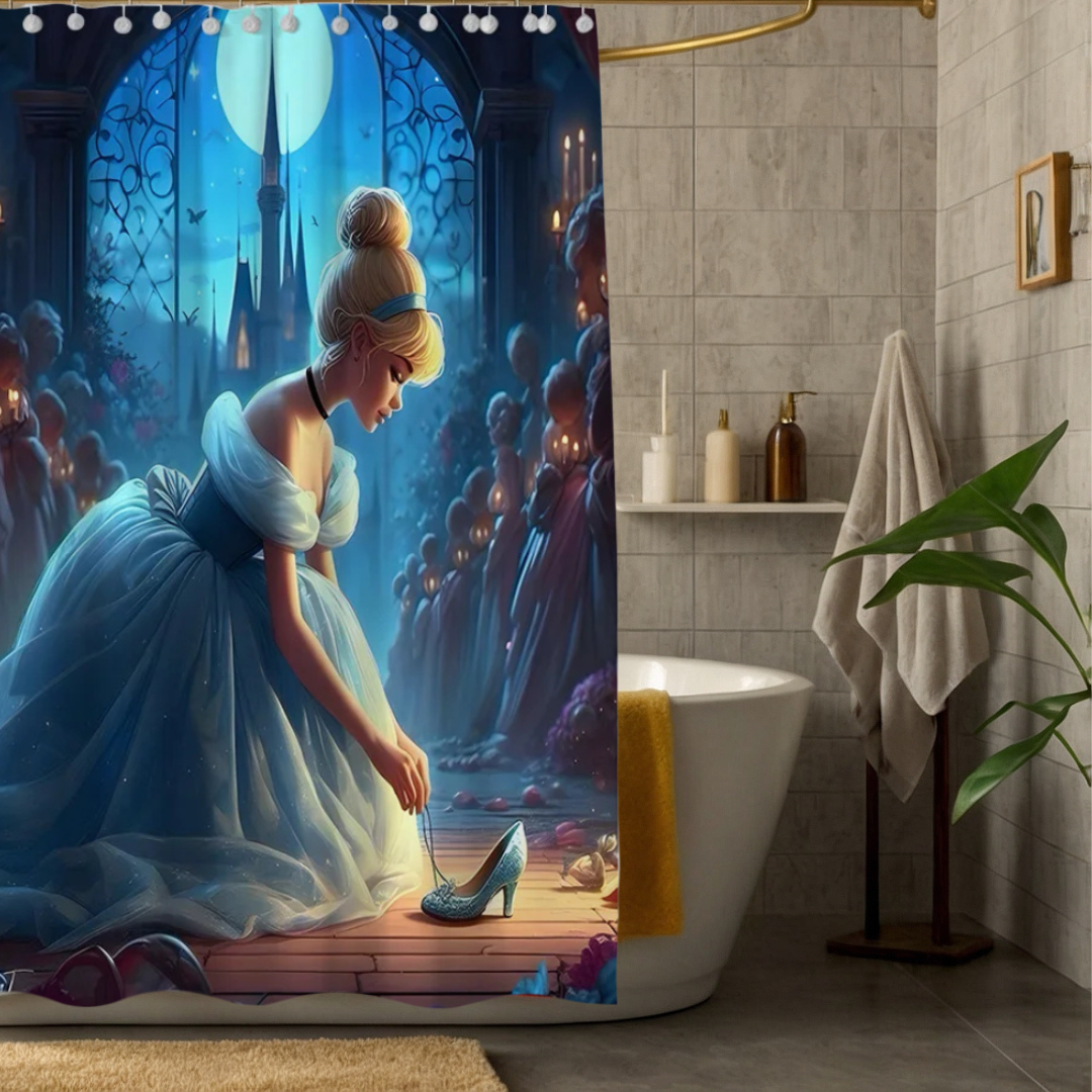 Magical Cinderella Shower Curtain