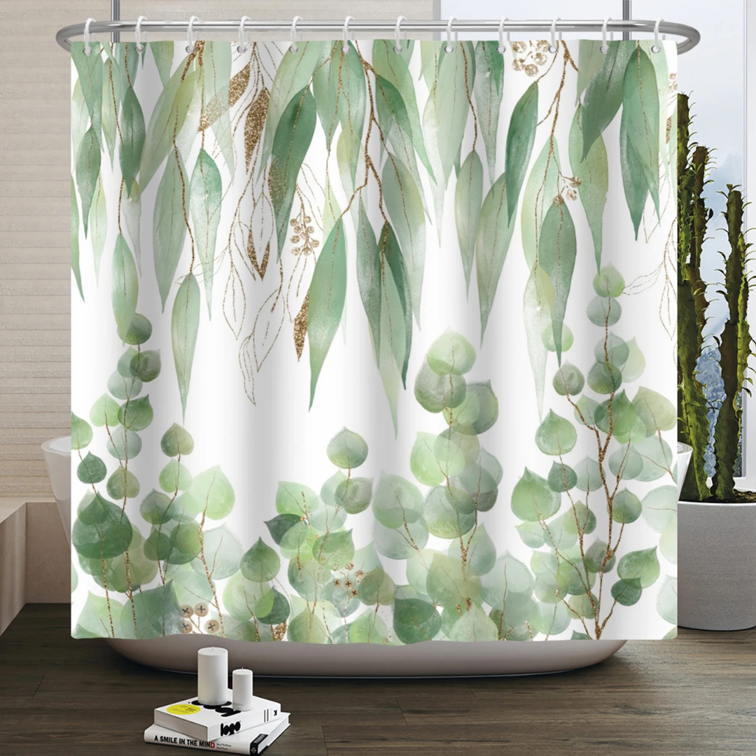 Mason Leaf Eucalyptus Shower Curtain