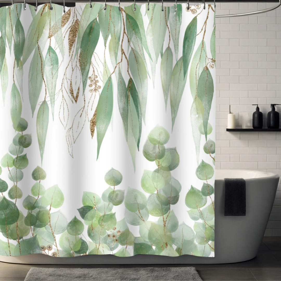 Mason Leaf Eucalyptus Shower Curtain