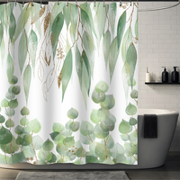 Thumbnail for Mason Leaf Eucalyptus Shower Curtain