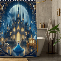 Thumbnail for Midnight Palace Cinderella Shower Curtain