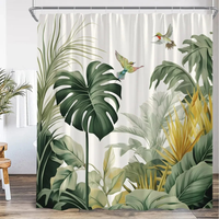 Thumbnail for Monstera Plant Shower Curtain