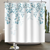Thumbnail for Nora Sprout Green Eucalyptus Shower Curtain