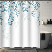 Thumbnail for Nora Sprout Green Eucalyptus Shower Curtain