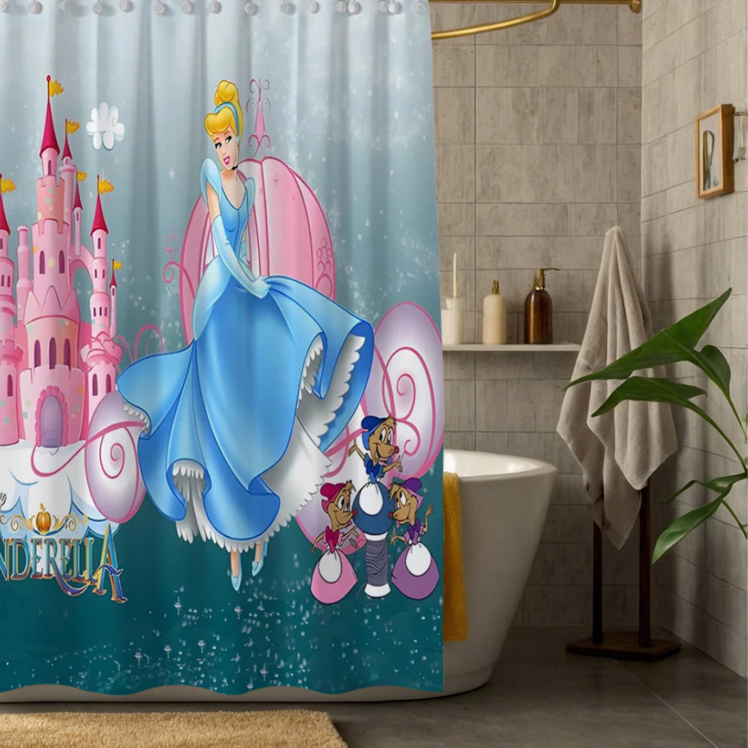 Once Upon a Time Cinderella Shower Curtain