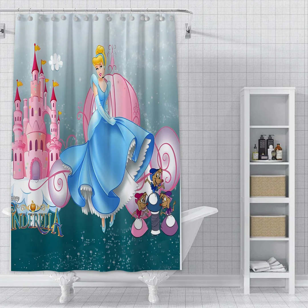 Once Upon a Time Cinderella Shower Curtain 