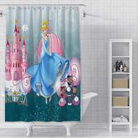 Thumbnail for Once Upon a Time Cinderella Shower Curtain 