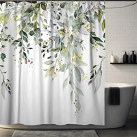 Thumbnail for Owen Wild Green Eucalyptus Shower Curtain