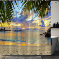 Thumbnail for Palm Tree Leaves Shower Curtain
