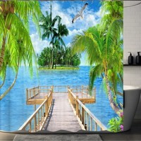 Thumbnail for Paradise Quest Palm Tree Shower Curtain