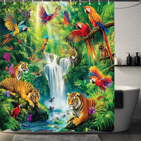 Thumbnail for Parrot Tiger Shower Curtain