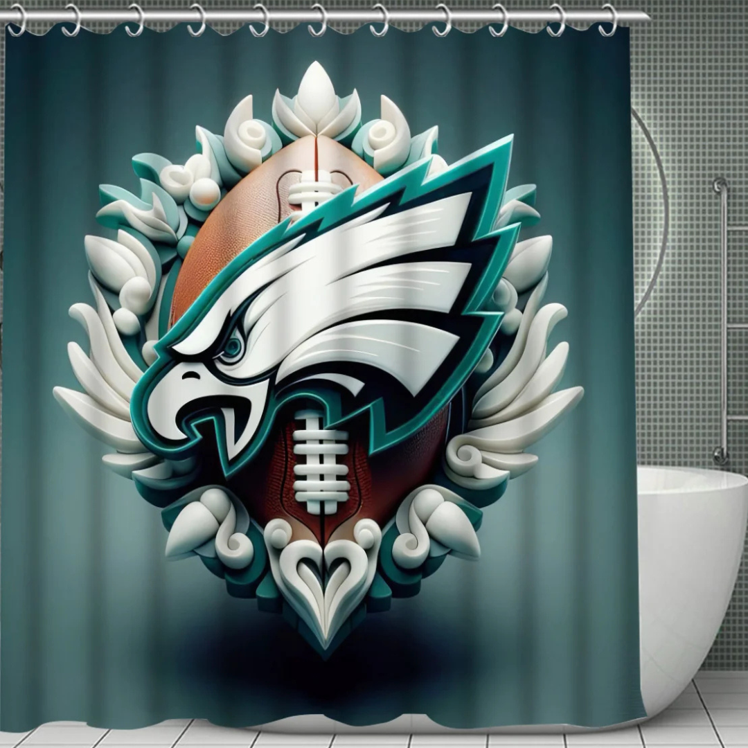Philadelphia Eagles Shower Curtain Set