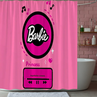 Thumbnail for Pink Barbie Shower Curtain