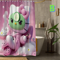 Thumbnail for Pink Hello Kitty SPA Shower Curtain