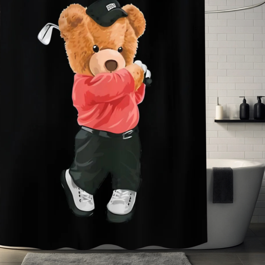 Polo Bear Shower Curtain
