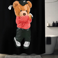 Thumbnail for Polo Bear Shower Curtain