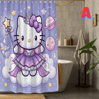 Thumbnail for Purple Hello Kitty Shower Curtain