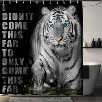Thumbnail for Quotation Tiger Shower Curtain