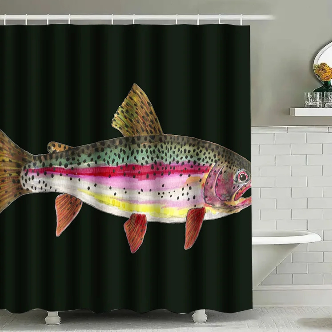 Rainbow Fish Shower Curtain 