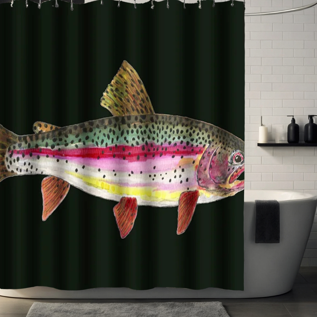 Rainbow Fish Shower Curtain
