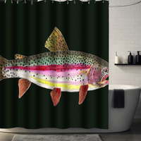 Thumbnail for Rainbow Fish Shower Curtain
