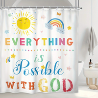 Thumbnail for Rainbow Sunshine Shower Curtain 