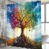 Thumbnail for Rainbow Tree of Life Shower Curtain