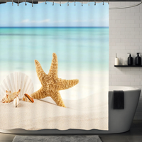 Thumbnail for Relaxing Starfish Shower Curtain