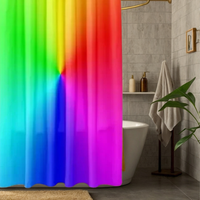 Thumbnail for ShimmerSpring Iridescent Shower Curtain