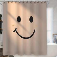 Thumbnail for Smiley Face Shower Curtain