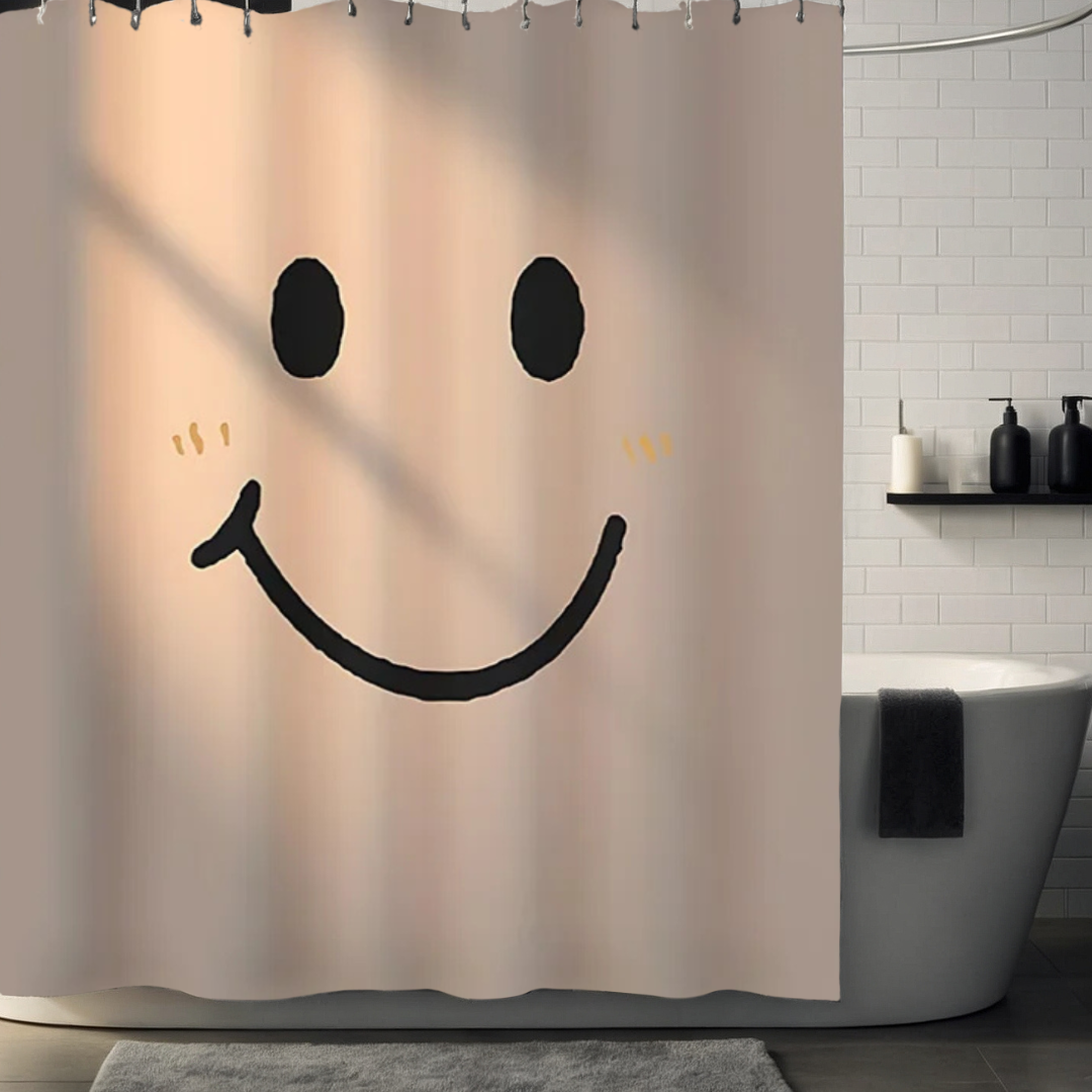 Smiley Face Shower Curtain