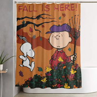 Thumbnail for Snoopy Fall Shower Curtain