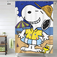 Thumbnail for Snoopy Floatie Shower Curtain 