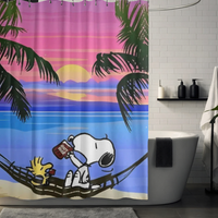 Thumbnail for Snoopy Beach Shower Curtain