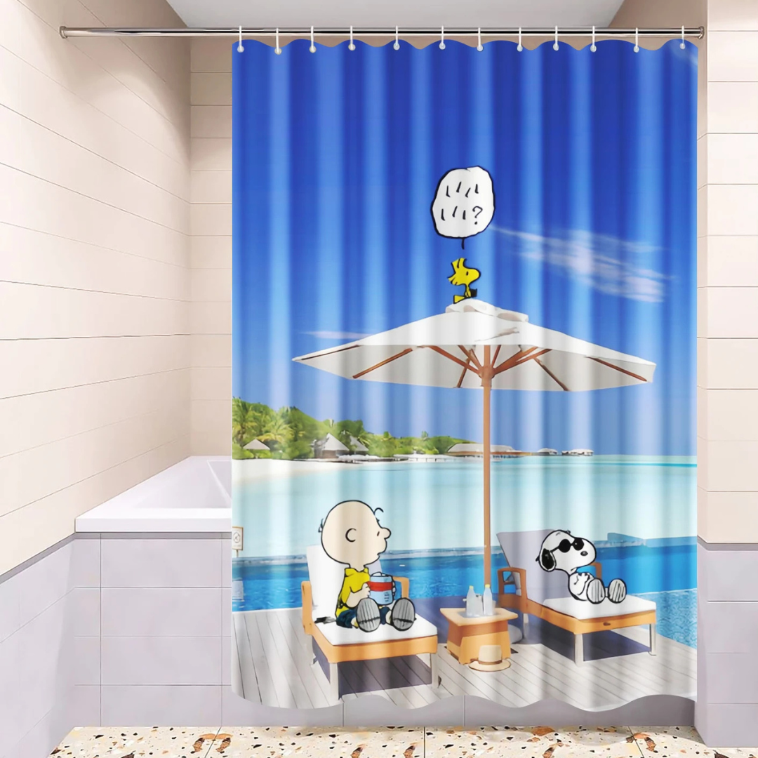 Snoopy Holiday Shower Curtain