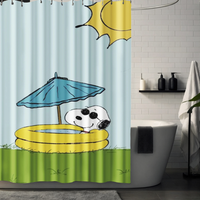 Thumbnail for Snoopy Spring Shower Curtain