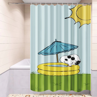 Thumbnail for Snoopy Spring Shower Curtain