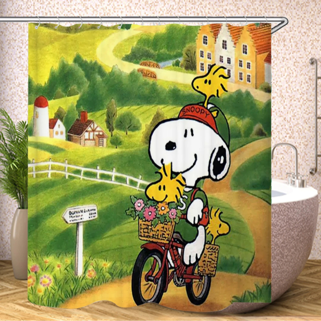 Snoopy St. Patrick’s Day Shower Curtain