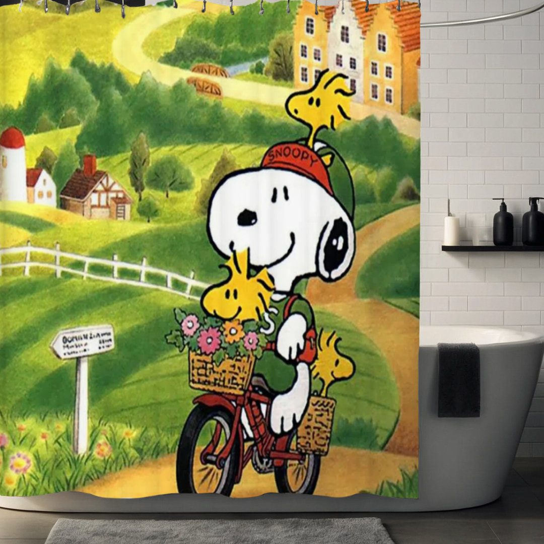 Snoopy St. Patrick’s Day Shower Curtain