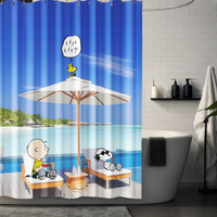 Thumbnail for Snoopy Summer Shower Curtain