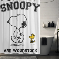 Thumbnail for Snoopy and Woodstock Shower Curtain