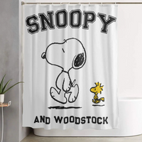 Thumbnail for Snoopy and Woodstock Shower Curtain 