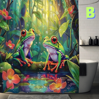 Thumbnail for TROPICAL Tree Frog Shower Curtain