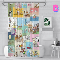 Thumbnail for cool Vintage Snoopy Shower Curtain 
