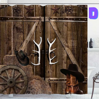 Thumbnail for Western Farmhouse hay Shower Curtain