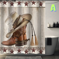 Thumbnail for Western Farmhouse Shower Curtain