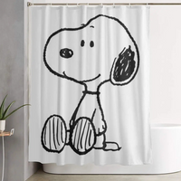 Thumbnail for White Snoopy Shower Curtain