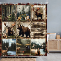 Thumbnail for Wilderness Retreat Bear Shower Curtain