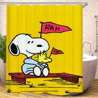 Thumbnail for Yellow Snoopy Shower Curtain 