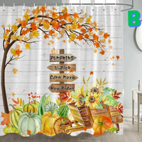 Thumbnail for Yellow Farmhouse Shower Curtain